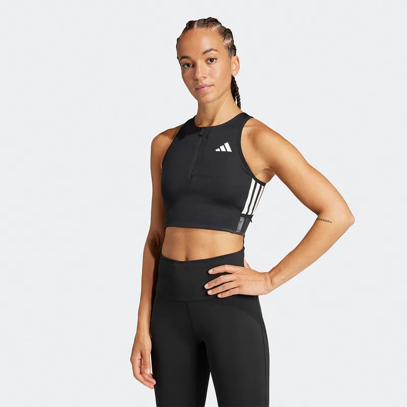 adidas Adizero Γυναικείο Cropped Αμάνικο T-Shirt (9000214498_1469)