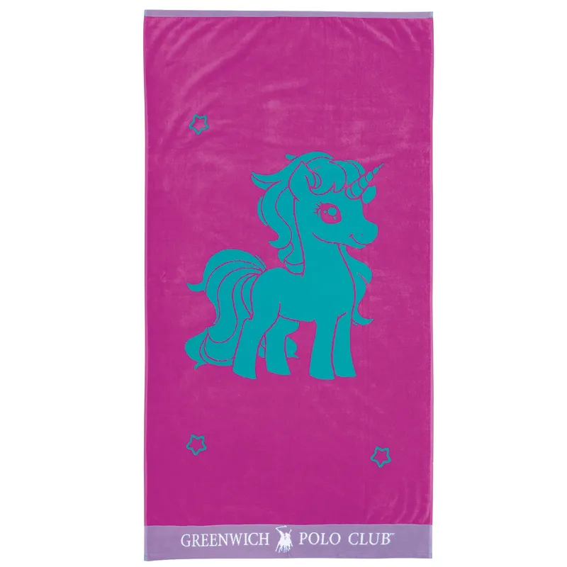 Greenwich polo club junior πετσετα θαλασσησ 70χ140 4074 mint, pink