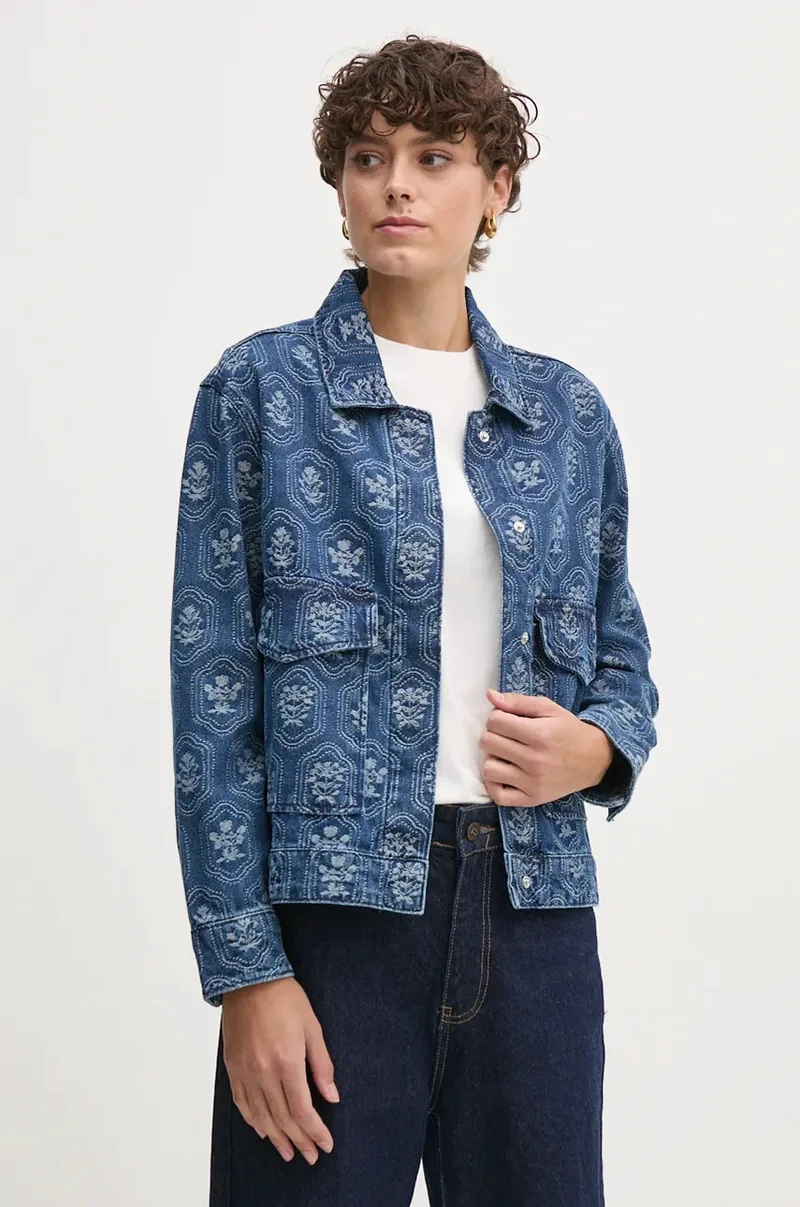 Τζιν μπουφάν Pepe Jeans LOA JACQUARD
