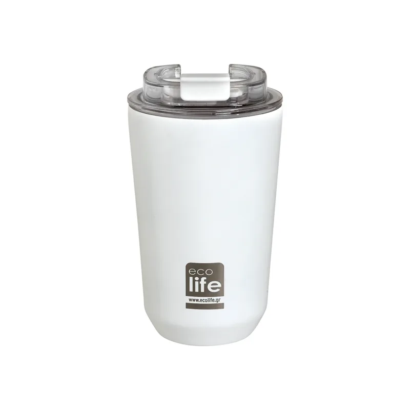 Ecolife Pure White Coffee Thermos 360ml