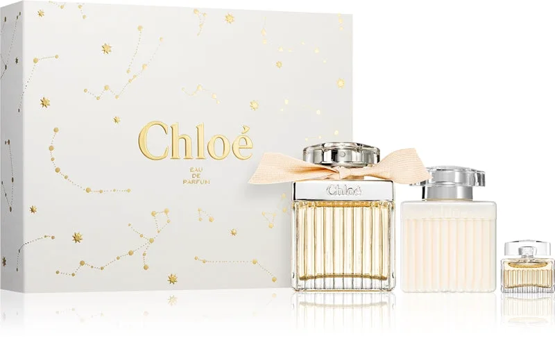 Chloé Set Chloe EDP 75ml Body 100ml Mini 5ml@