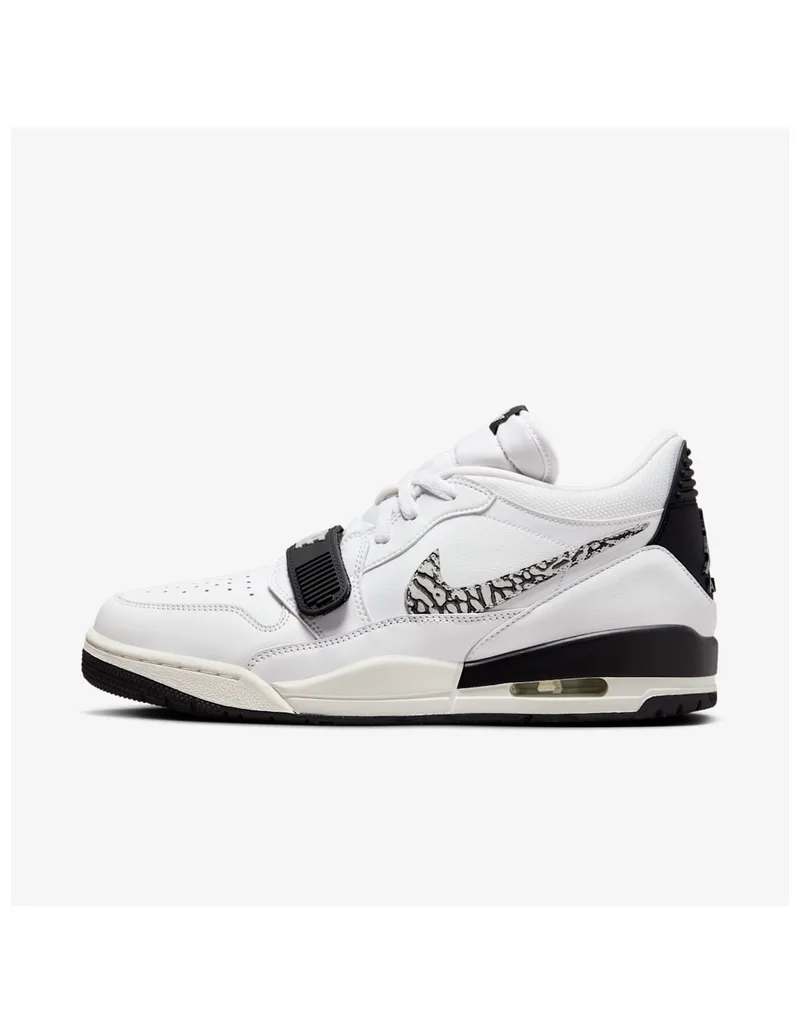 Jordan Legacy 312 Low White Black Elephant Swoosh CD7069110 MBS
