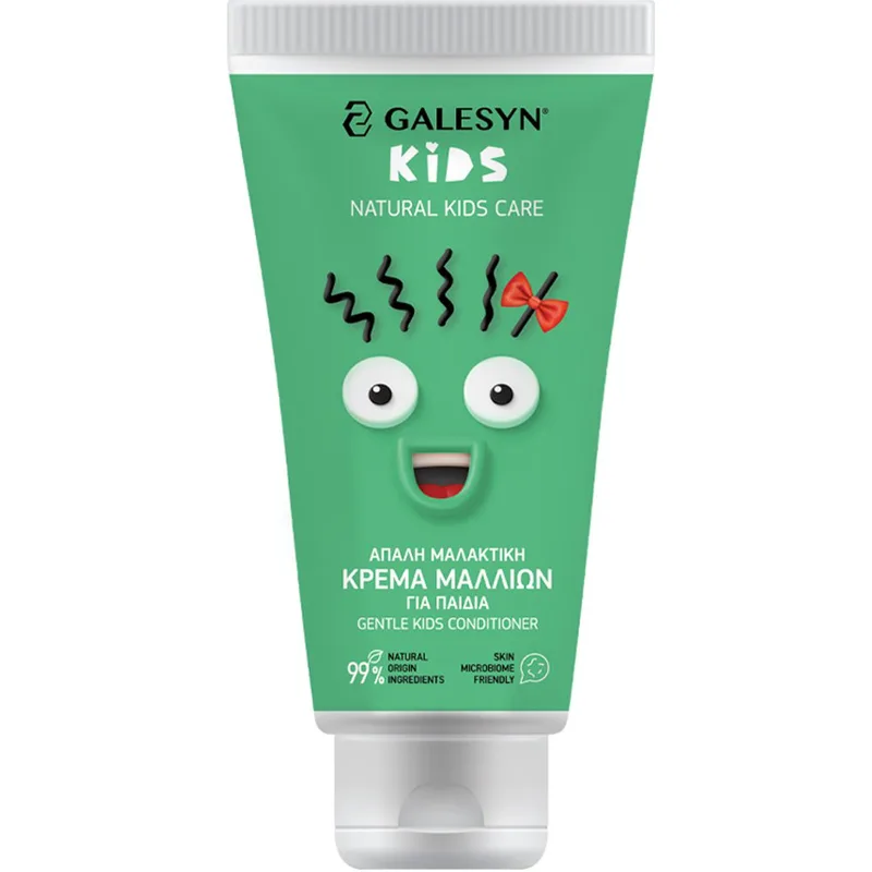 Galesyn Natural Kids Care Gentle Kids Conditioner Απαλή Μαλακτική Κρέμα Μαλλιών με Συστατικά Φυσικής Προέλευσης Σχεδιασμένη για τα Ευαίσθητα Παιδικά Μαλλάκια 150ml