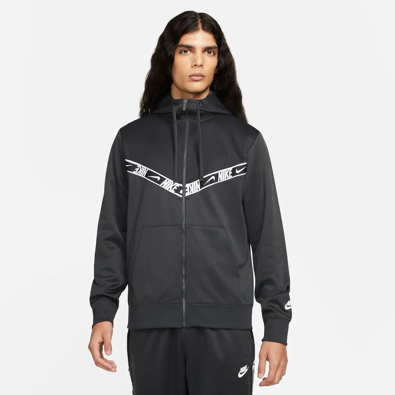 NIKE SPORTSWEAR FULL-ZIP HOODIE ΓΚΡΙ