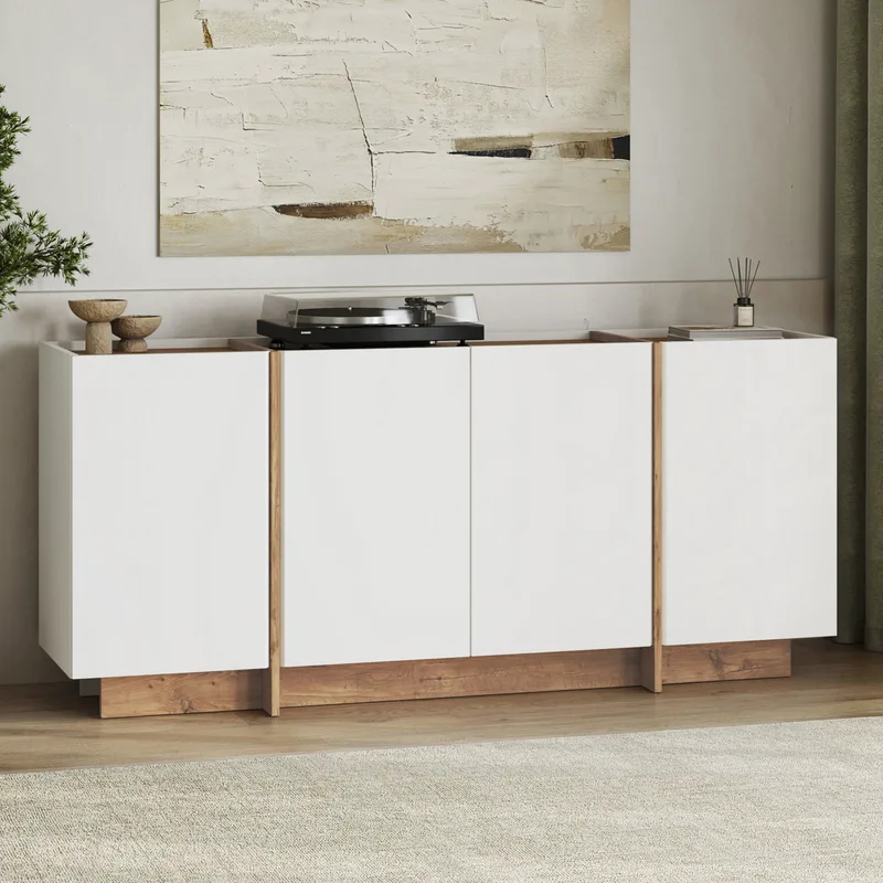 Κονσόλα Dorma - White, Atlantic Pine 632Nrd1114 (180x80x45)