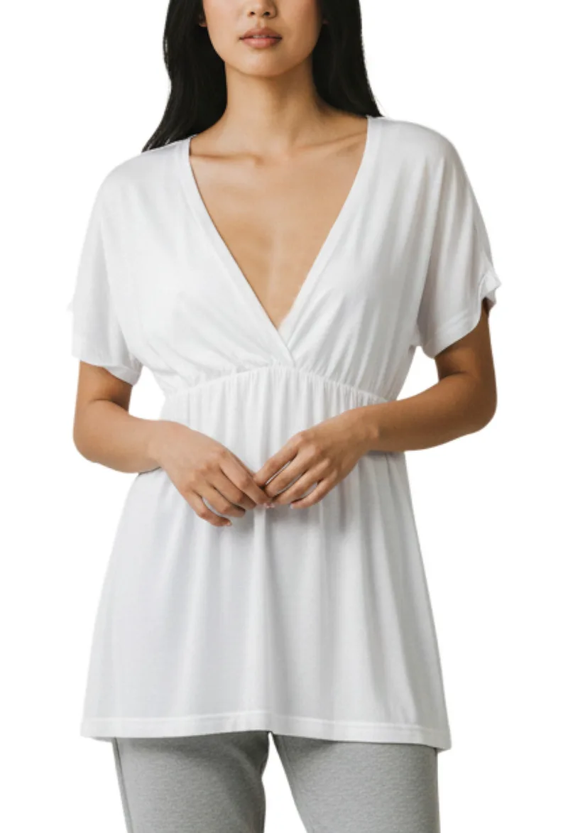 Μπλούζα Κοντομάνικη Freddy V-Neck 32030Y-W Γυναικείο