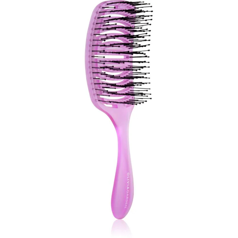 Olivia Garden iDetangle Pride επίπεδη βούρτσα Purple 1 τμχ