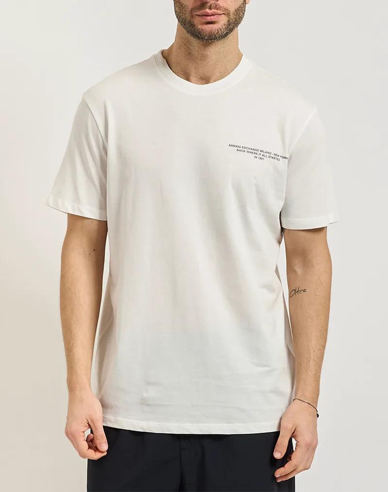 ARMANI EXCHANGE T-SHIRT XM002523AF10334-U0009 OffWhite