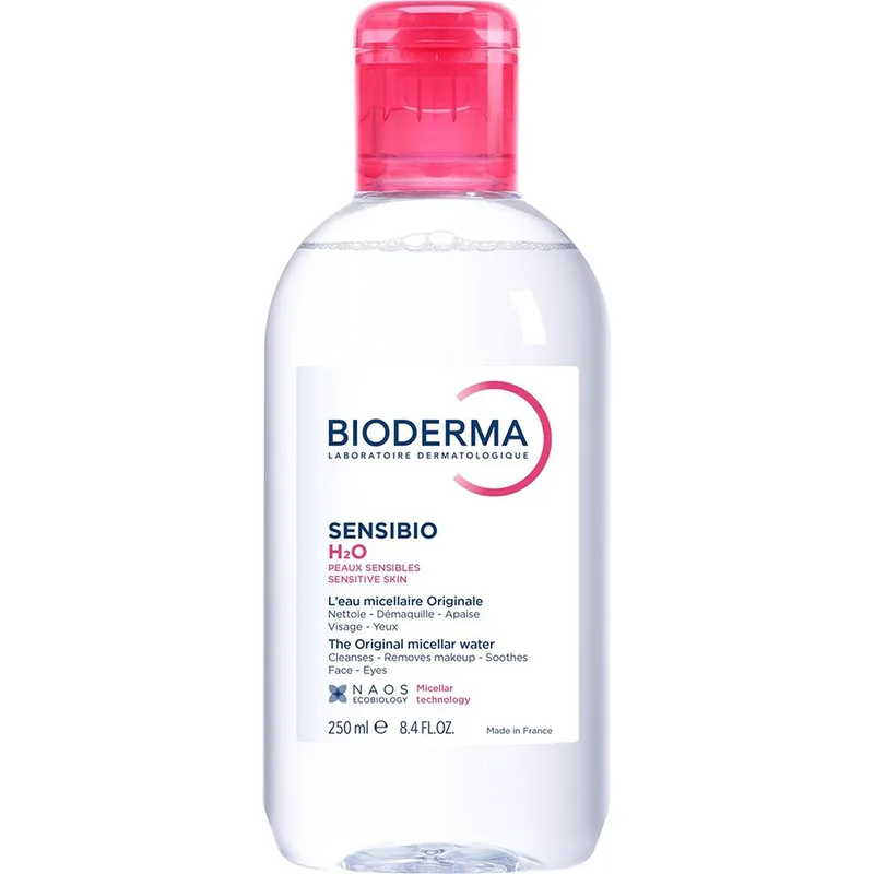 Bioderma Sensibio H2O Micellar Water Μικυλλιακό Νερό Καθαρισμού & Ντεμακιγιάζ Προσώπου & Ματιών για Ευαίσθητες Επιδερμίδες 250ml