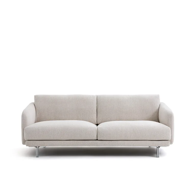 Καναπές με τουίντ ταπετσαρία Μ101xΠ195xΥ76cm
