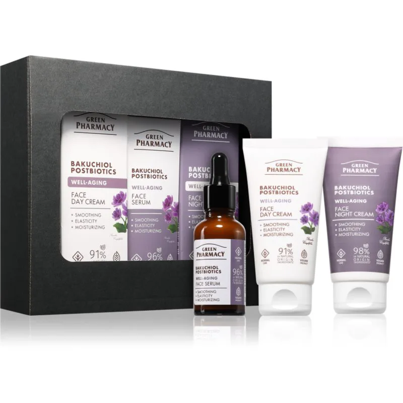 Green Pharmacy Bakuchiol & Postbiotics Set σετ δώρου ενάντια στη γήρανση της επιδερμίδας