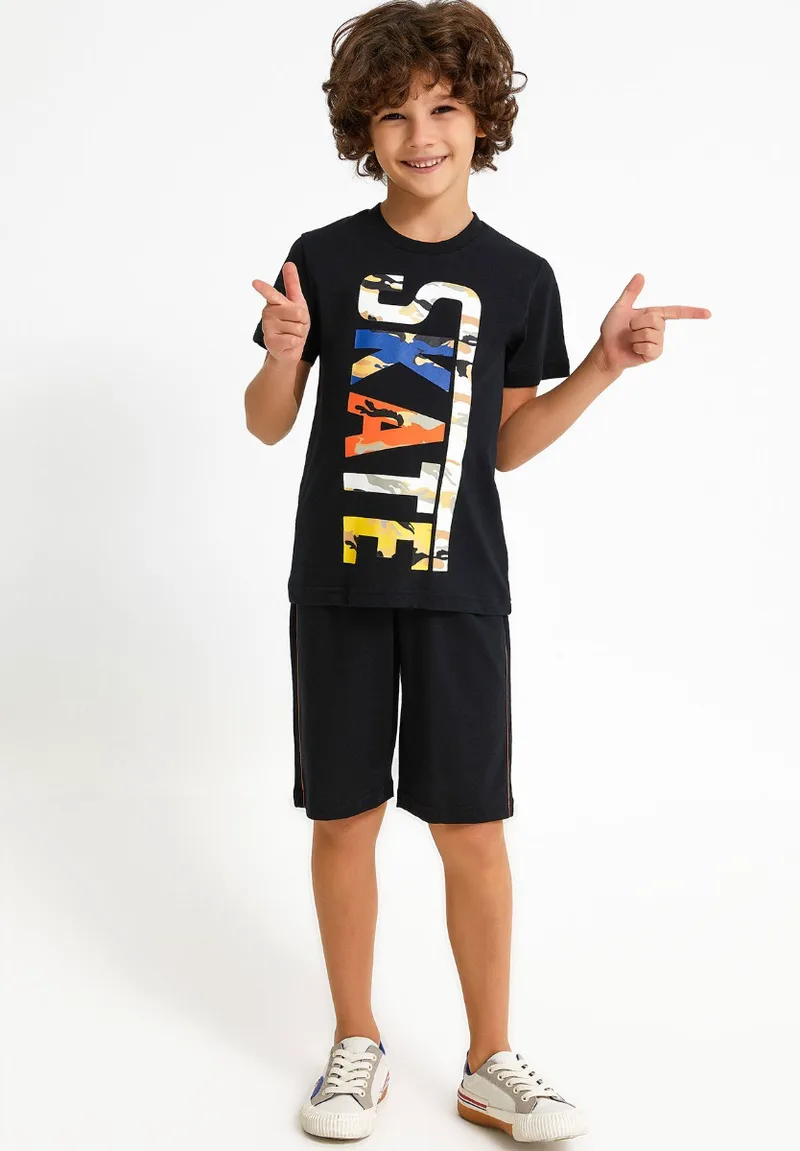 Φόρμα παιδική αγόρι Skate Black RP2728B