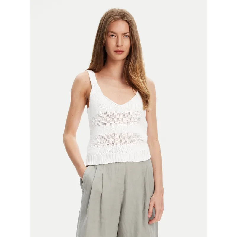 United Colors Of Benetton Τοπ 1898DH018 Λευκό Relaxed Fit