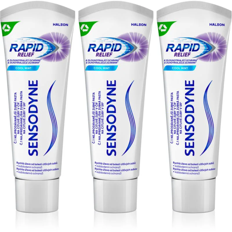 Sensodyne Repair & Protect Cool Mint οδοντόκρεμα για ευαίσθητα δόντια 3x75 ml