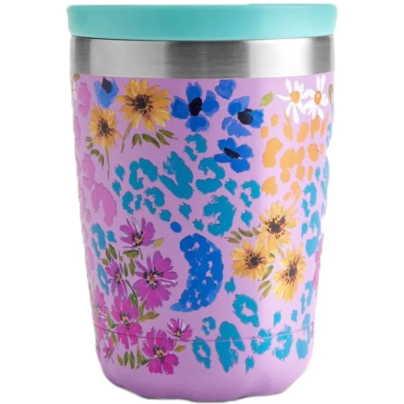 Chilly's Coffee Cup Ανοξείδωτη Κούπα για Ροφήματα 340ml - Leopard Blossom