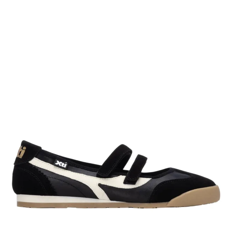XTI Casuals μπαλαρίνες 145220 μαύρο