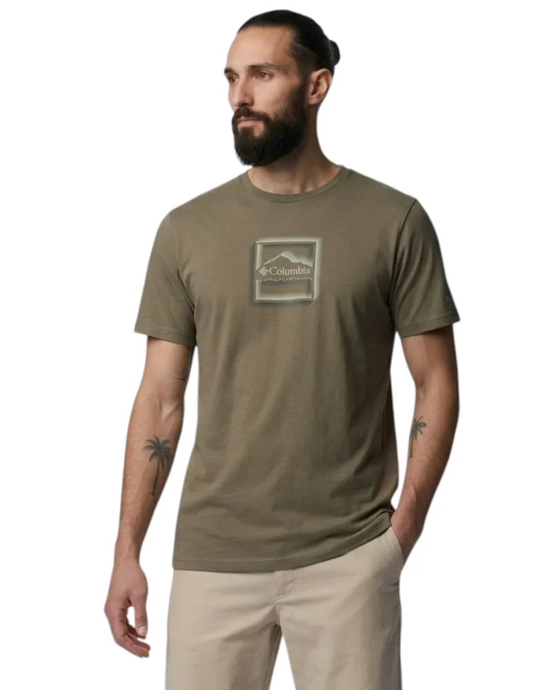 Columbia Ανδρικό T-Shirt Graphic 2155031-397 Χακί