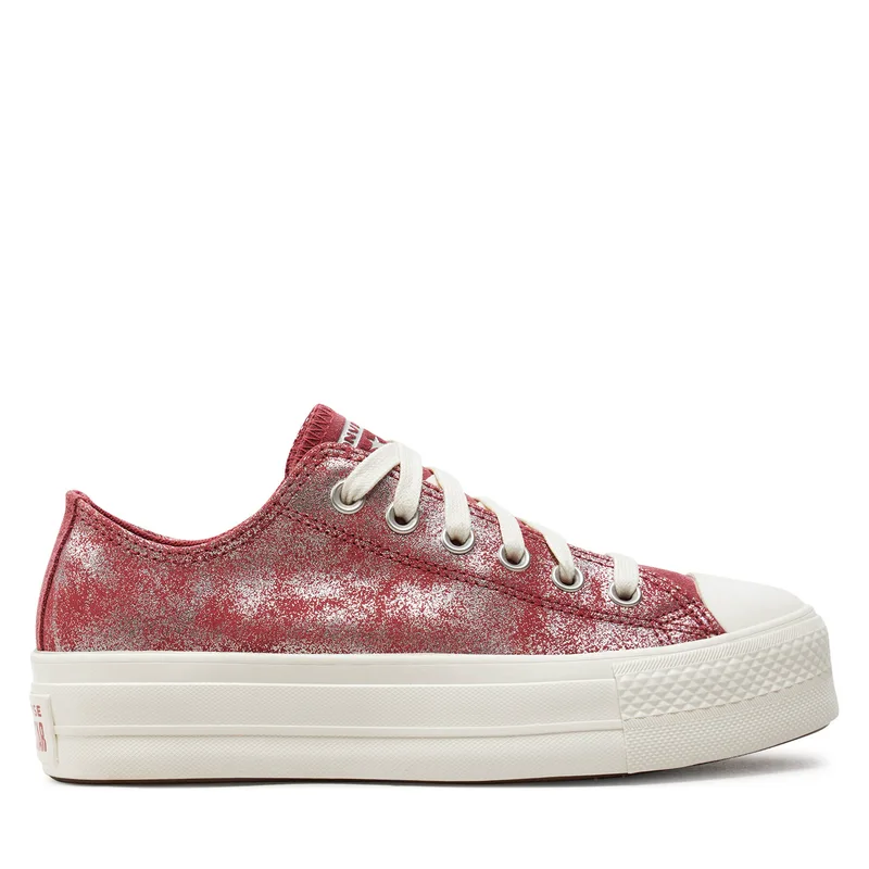 Sneakers Converse Chuck Taylor All Star Lift Platform Suede Shimmer A11634C Ροζ