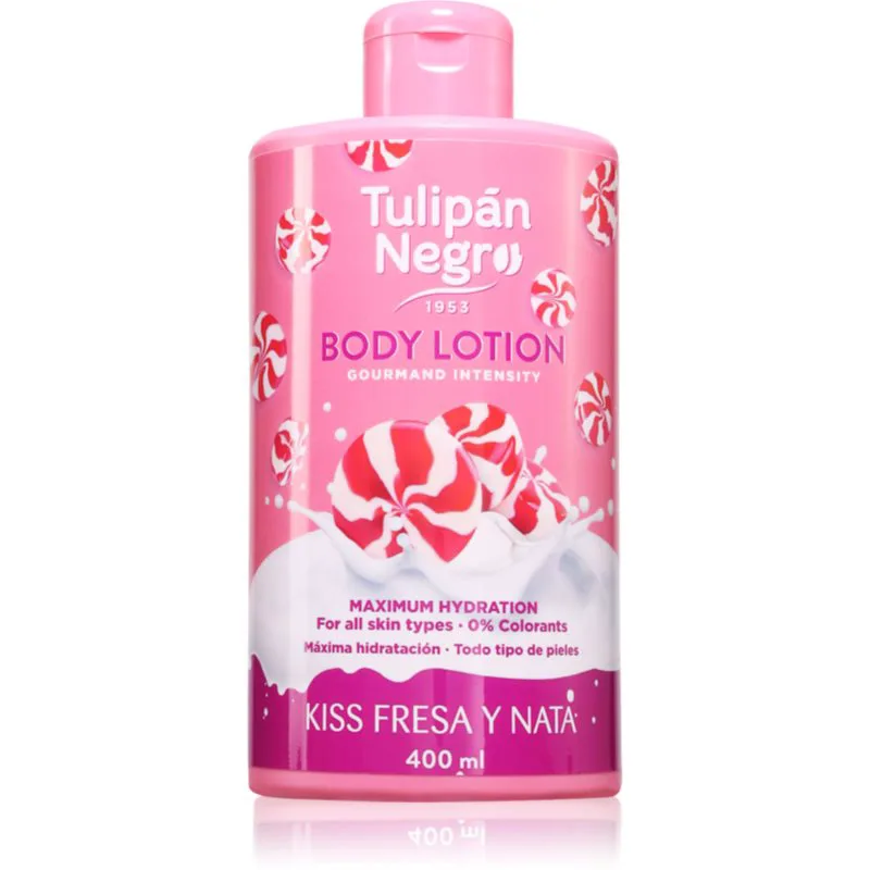 Tulipán Negro Kiss Fresa Y Nata γαλάκτωμα σώματος 400 ml