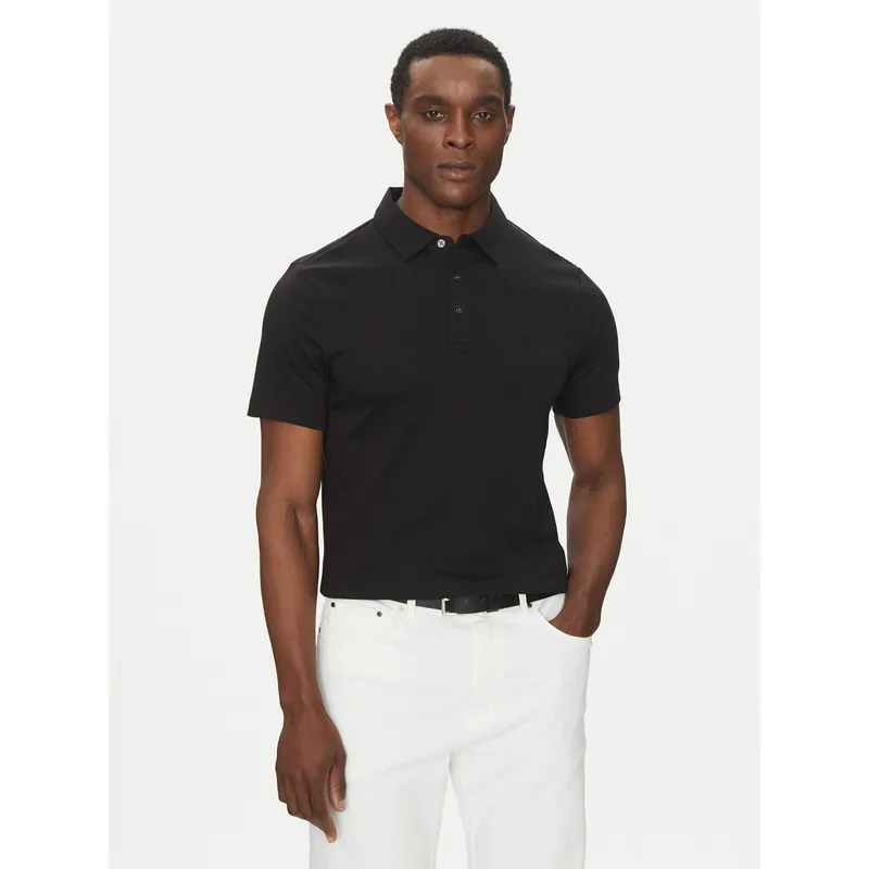Michael Kors Polo CB95FGVC93 Μαύρο Regular Fit