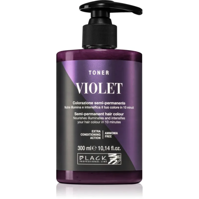 Black Professional Line Toner τονωτικό χρώματος μαλλιών για φυσικές αποχρώσεις VIolet 300 ml