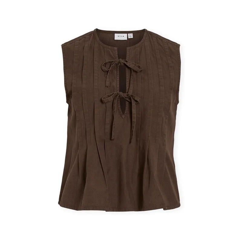 Μπλούζα Vila Top Tevira - Slate Black