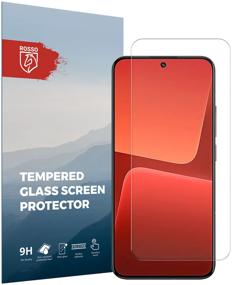 Κόκκινο Tempered Glass - Αντιχαρακτικό Προστατευτικό Γυαλί Οθόνης Xiaomi 13 - Clear (8719246381546)