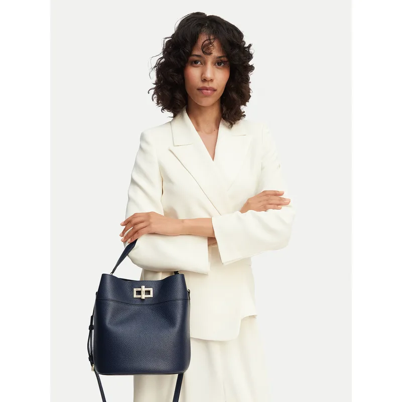 Τσάντα Furla Amelia M Bucket WB01953 HSF000 CN 4852S Σκούρο μπλε