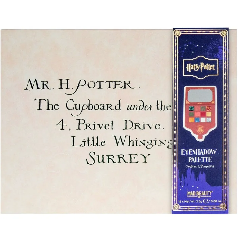 Mad Beauty Harry Potter Eyeshadow Palette Παλέτα Σκιών για τα Μάτια 12 Αποχρώσεων Εμπνευσμένη από τον Harry Potter 12 x 2.5g