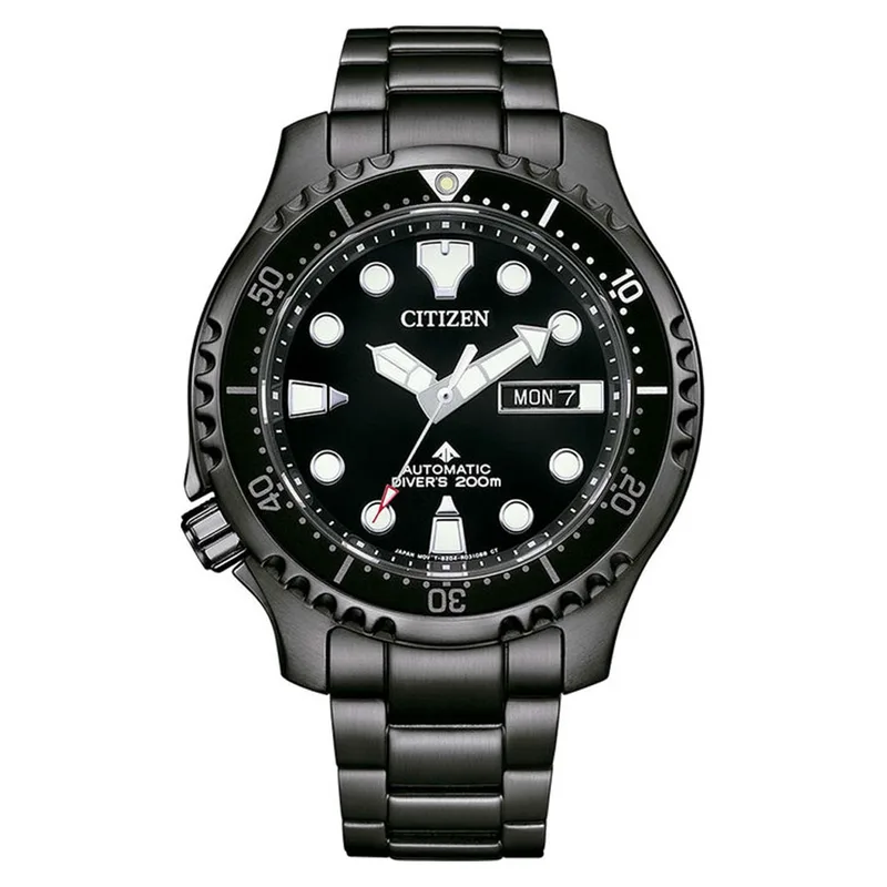 Citizen Promaster Automatic Divers Black Stainless Steel Bracelet NY0145-86E