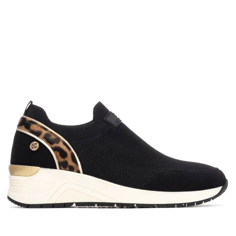 Γυναικεία Xti Γυναικείο Sneaker Τύπου Κάλτσα 144375 Vegan ΜΑΥΡΟ