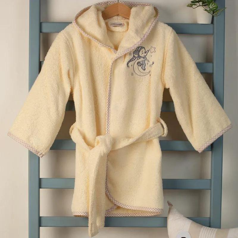 Παιδικό Μπουρνούζι Dimcol Dreaming Elephant 169 Ecru - 4-6 ΕΤΩΝ