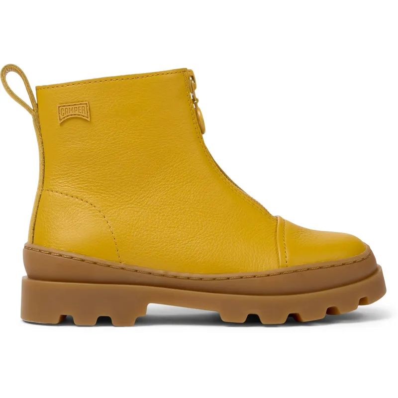 CAMPER Brutus - Μπότες Για Κορίτσια - Κίτρινο, Μέγεθος 31, Smooth leather