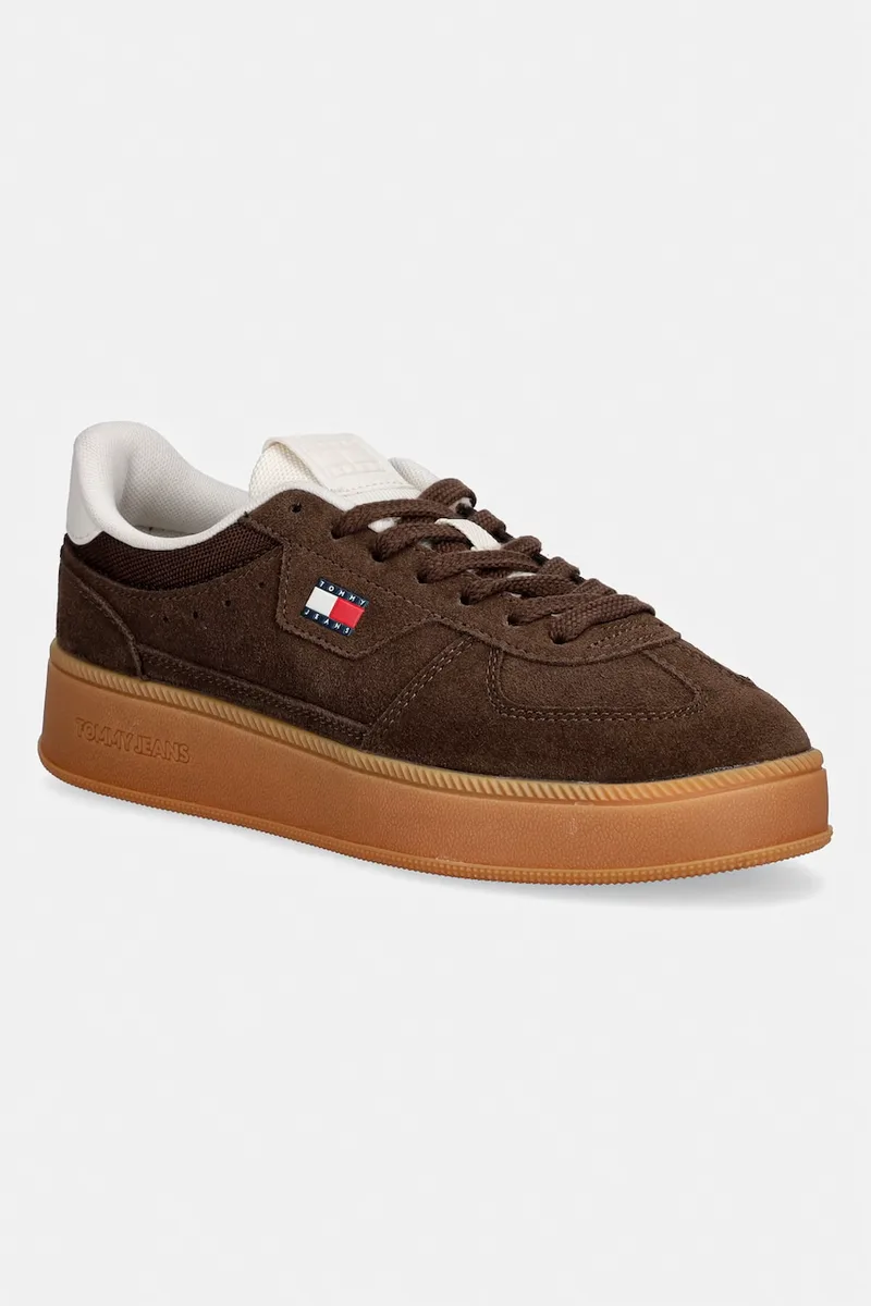 Tommy Jeans THE GREENWICH EDGE MAX SUEDE αθλητικά γυναικεία σουέτ