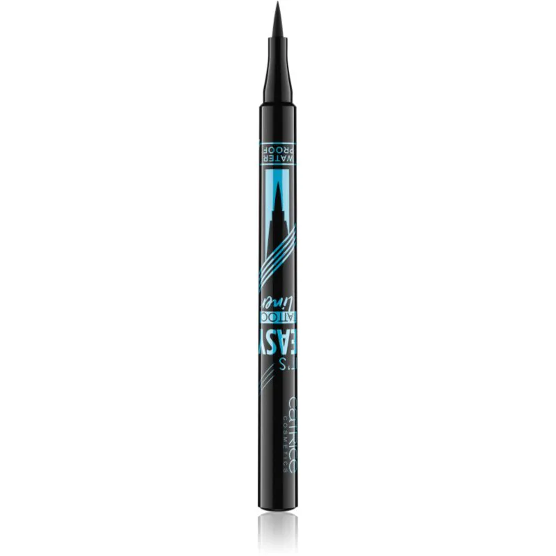 Catrice It's Easy Tattoo Liner αδιάβροχο λάινερ ματιών απόχρωση 010 BLACK LIFEPROOF 1,1 ml