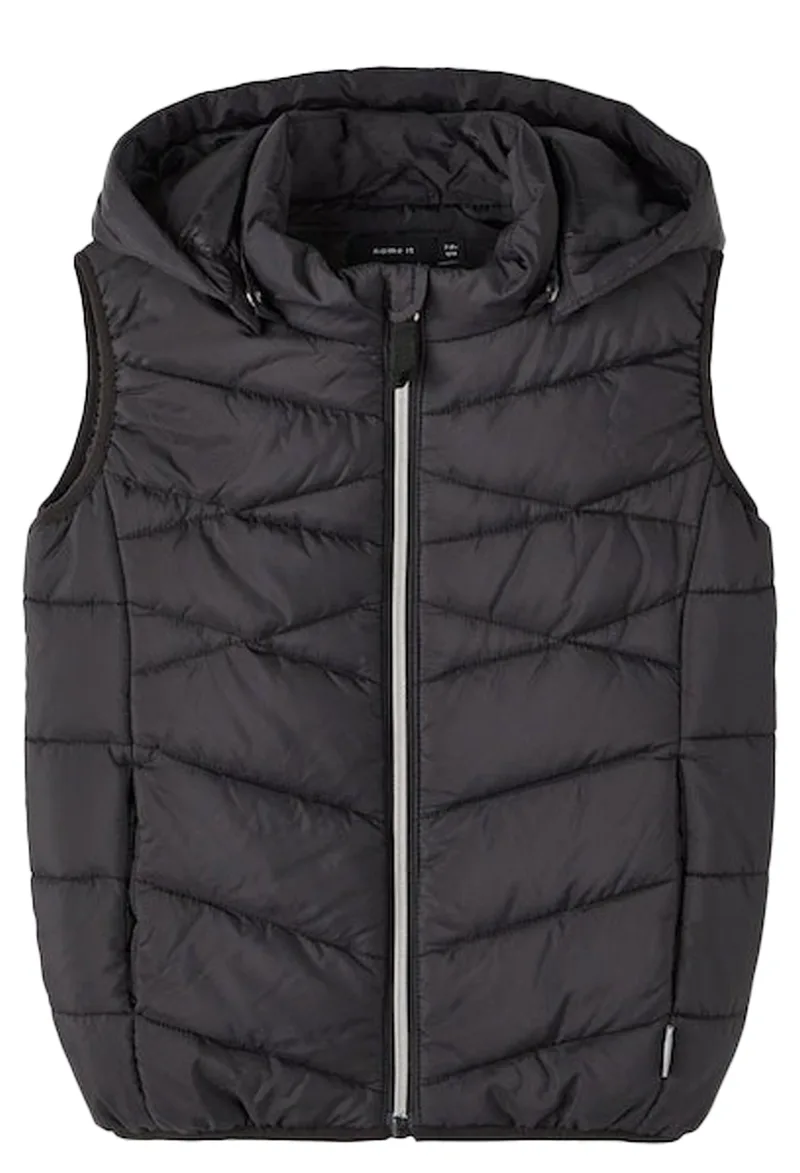 Γιλέκο Name It Memphis 13216485-Black Unisex Παιδικό
