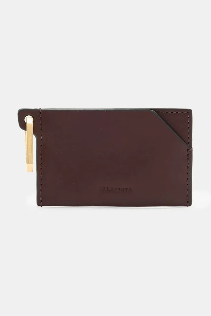 Δερμάτινη θήκη για κάρτες AllSaints HEX CARDHOLDER