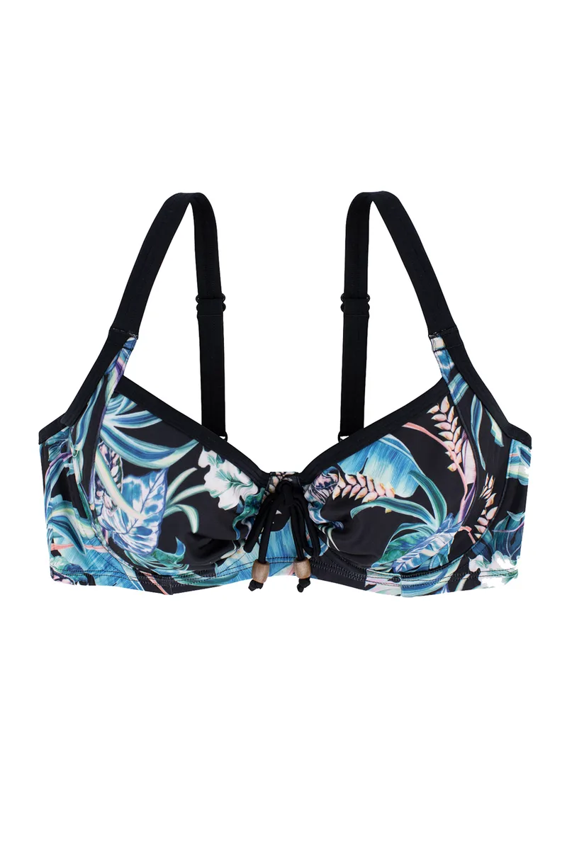 Dorina Bikini top μαγιό floral "Marafa" Eco (D-E-G Cup)-D000545MI010-BK0013