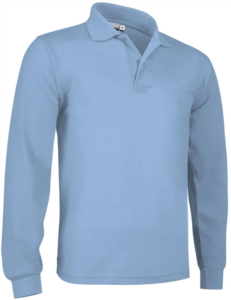 Μακρυμάνικο Polo Shirt PREDATOR Valento POVATOLCL Sky Blue