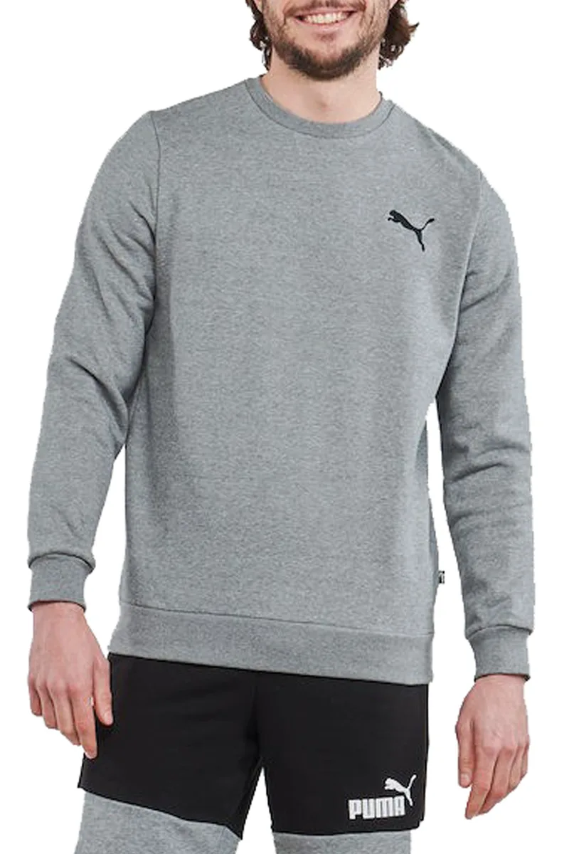 Μπλούζα Μακρυμάνικη Puma ESS Small Logo Crew FL 586682-53 Ανδρικό
