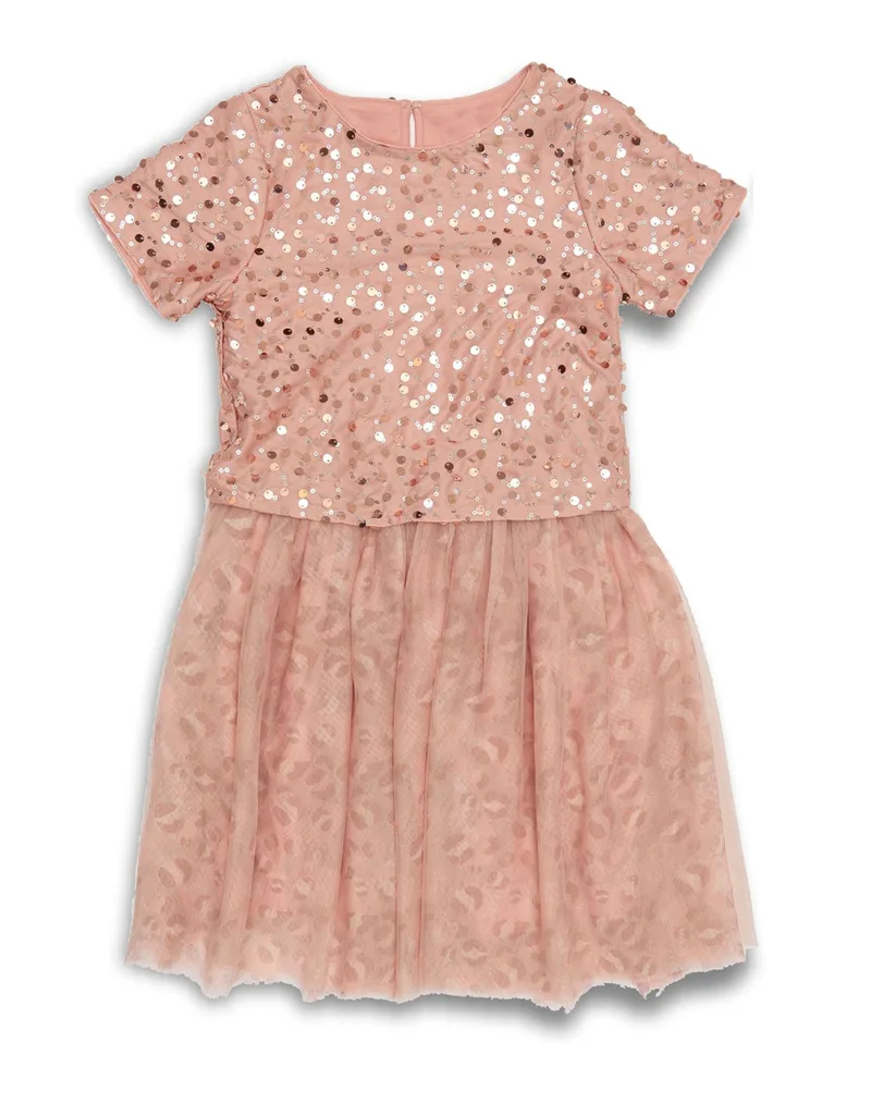 Φόρεμα με παγιέτες και τούλι για κορίτσι. Boutique collection - ΡΑΣΤ 45-123371-7