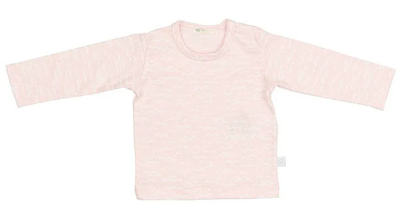 ΜΠΛΟΥΖΑ ΜΑΚΡΥΜΑΝΙΚΗ BENETTON FOUNDATION BABY ΡΟΖ/ΛΕΥΚΟ (62 CM)-(3-6 ΜΗΝΩΝ)