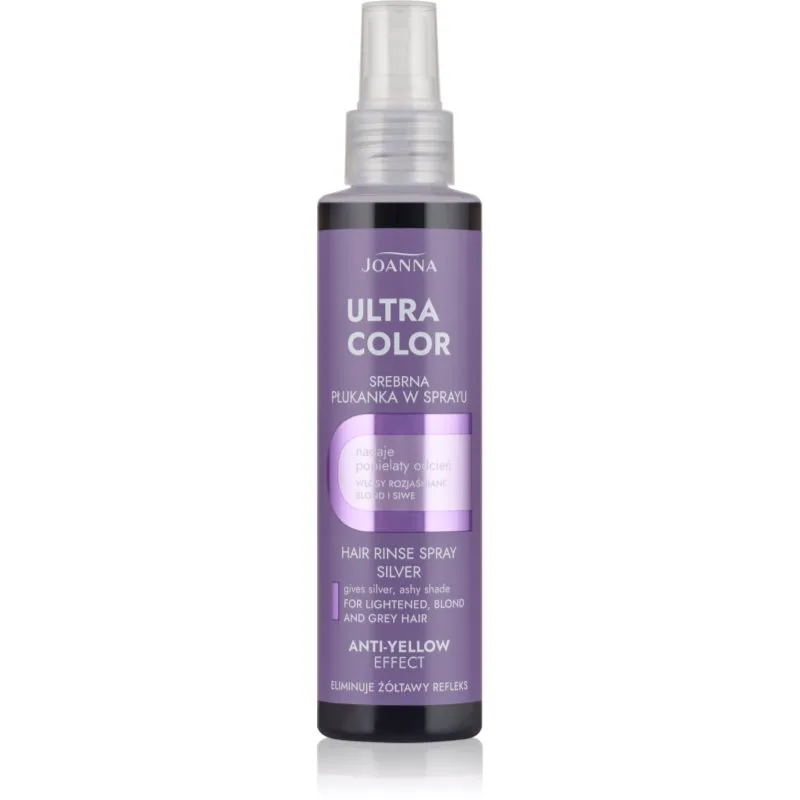 Joanna Ultra Color Hair Rinse Silver Spray Απόχρωση Χρώματος Μαλλιών απόχρωση Silver 150 ml