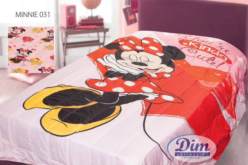 Πάπλωμα Μονό Disney Dimcol Digital Print Minnie 31 160x250
