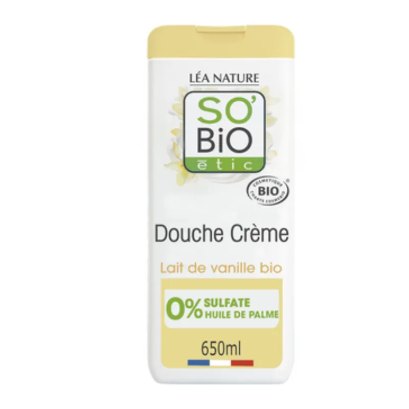 LÉa nature so bio étic Vanilla Shower Cream, 650 ml