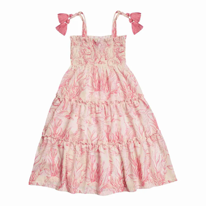 GIRL'S DRESS THALASSA PINK