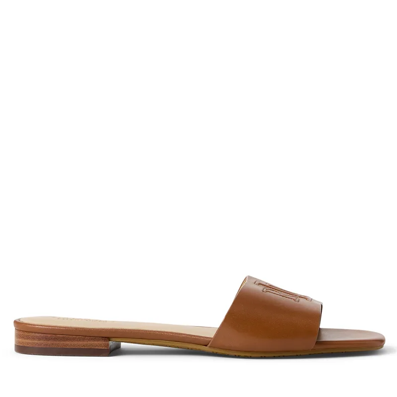Παντόφλες LAUREN RALPH LAUREN 802959142002 Καφέ