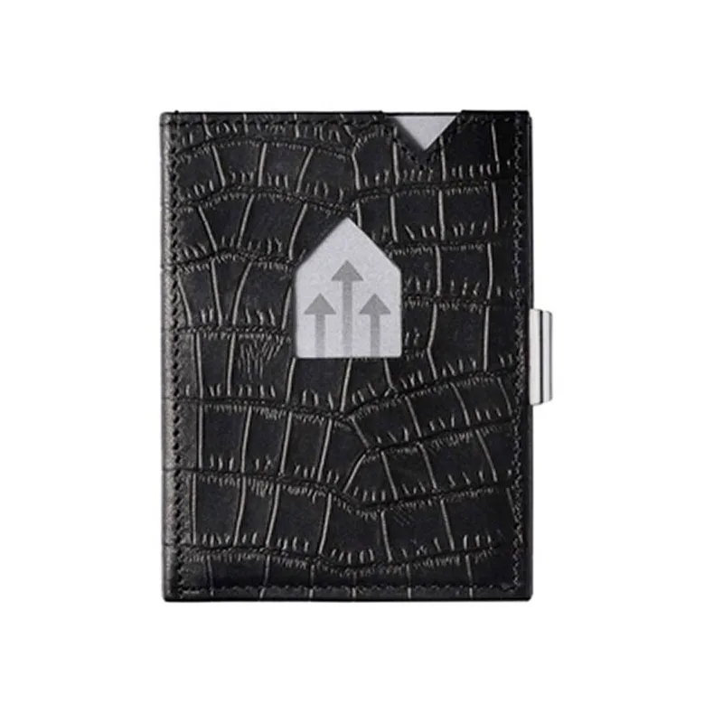 Πορτοφόλι Exentri Caiman Black EXW101 90x70x10mm