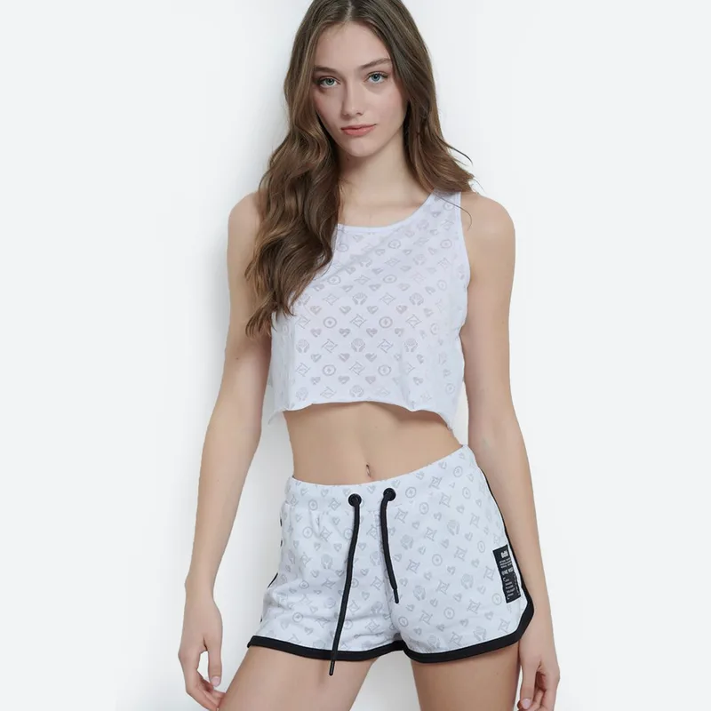 BodyTalk Oneworld Γυναικείο Cropped Αμάνικο T-Shirt (9000101192_1539)