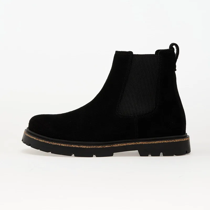 Sneakers Birkenstock Highwood Slip On Women Suede Leather Black EUR 36